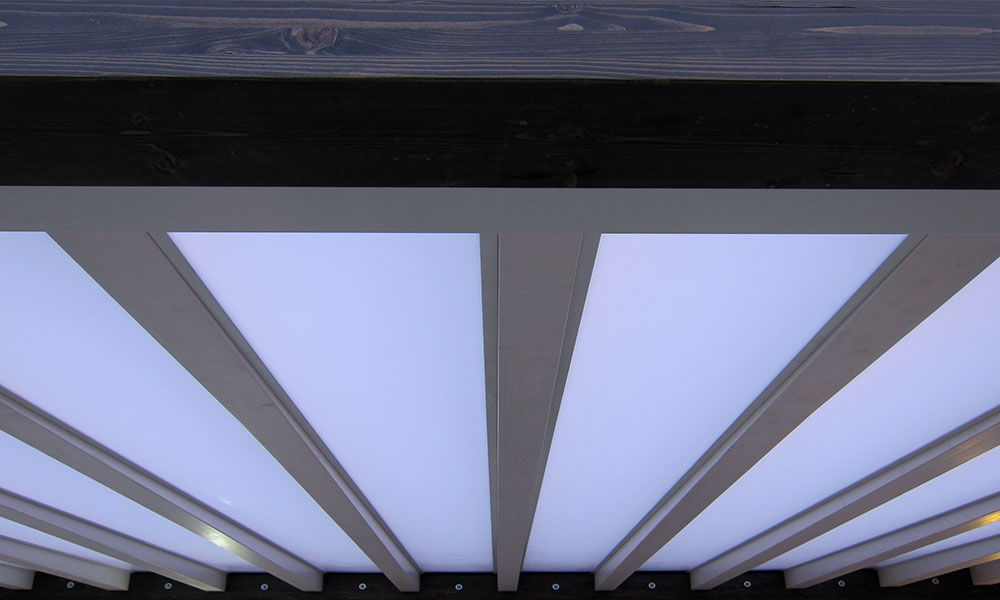 tettoie con copertura in policarbonato